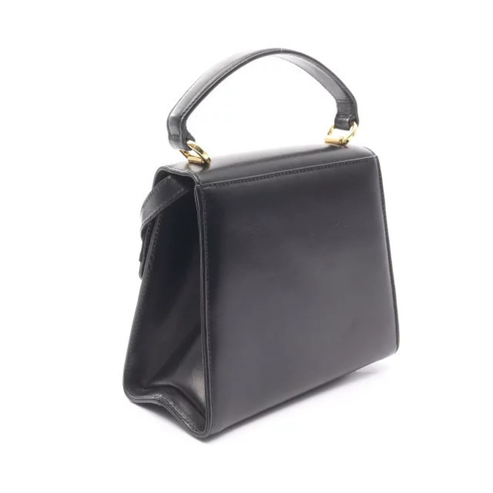 Salvatore Ferragamo Black Handbag Rion Leather Vara - Picture 1 of 10